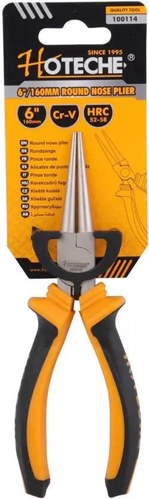 купить Плоскогубцы Hoteche 100114 круглогубцы 6" 160 mm в Кишинёве 