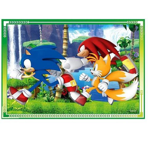 купить Пазл Clementoni Puzzle 4in 1 Sonic (21522) в Кишинёве 