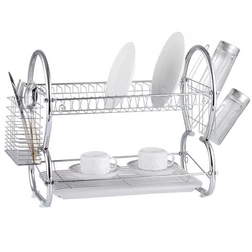 cumpără Uscator pentru vase Muhler MR-5725CR 56.5x25x38cm, Silver în Chișinău 