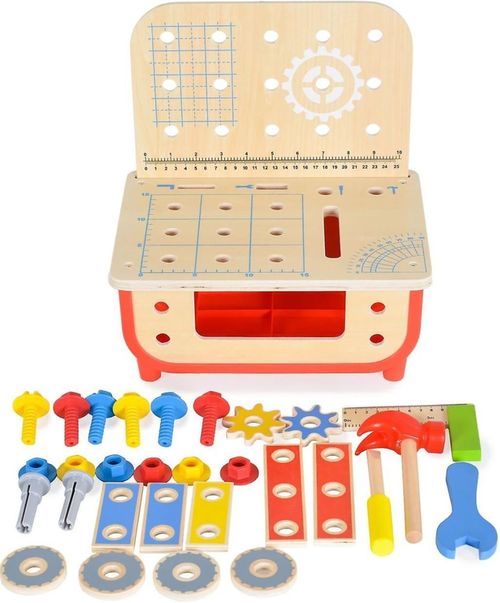 купить Игрушка Tooky Toy R25 /12 (71588) Деревянный набор инструментов TF797 в Кишинёве 