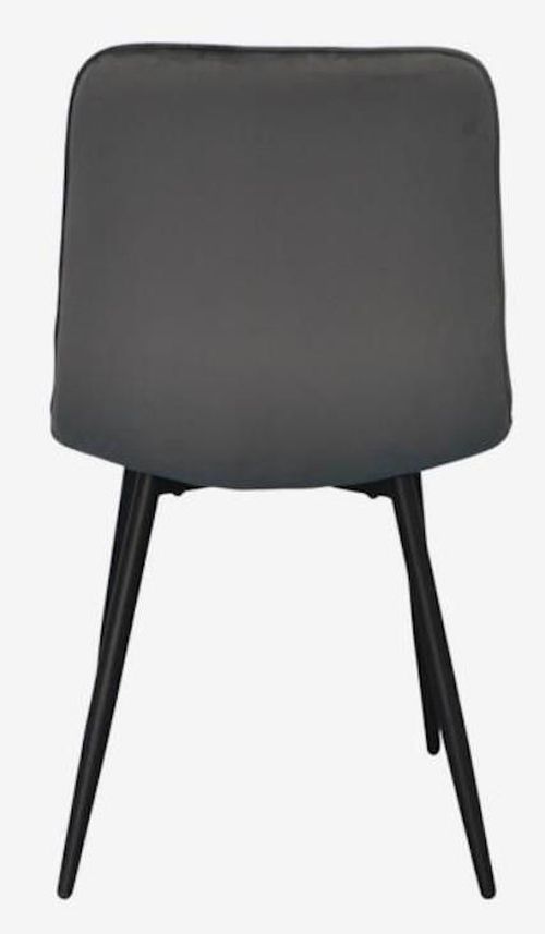 купить Комплект стол и стулья Evelin di Costacurta стол DT-402-3B + 4 стула YTC-080B, BLU-14 Dark grey в Кишинёве 