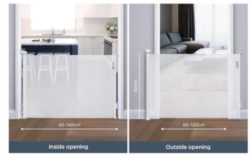купить Детская безопасность Dreambaby G9377 GLIDE N HIDE WHITE (выдвижные ворота) в Кишинёве 