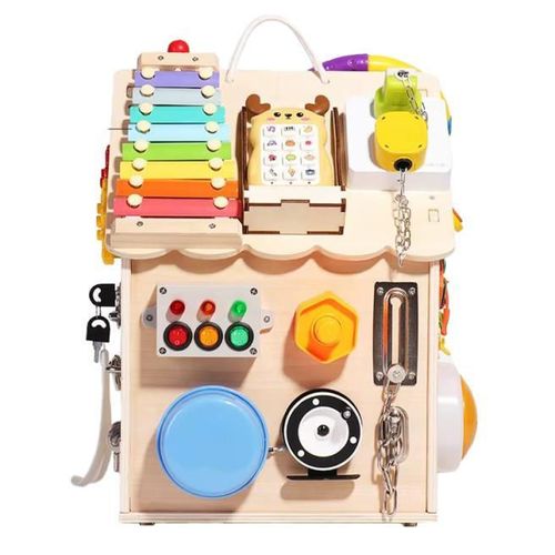 купить Развивающая доска New World SY-S034 Busyboard Casă cu volan, 224100 в Кишинёве 