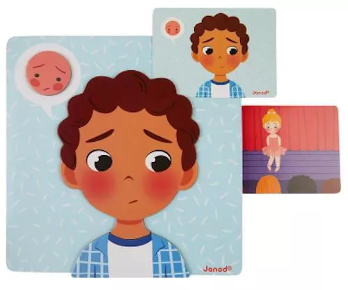 cumpără Joc educativ de masă Janod J08038 Emotions magnetic game în Chișinău 