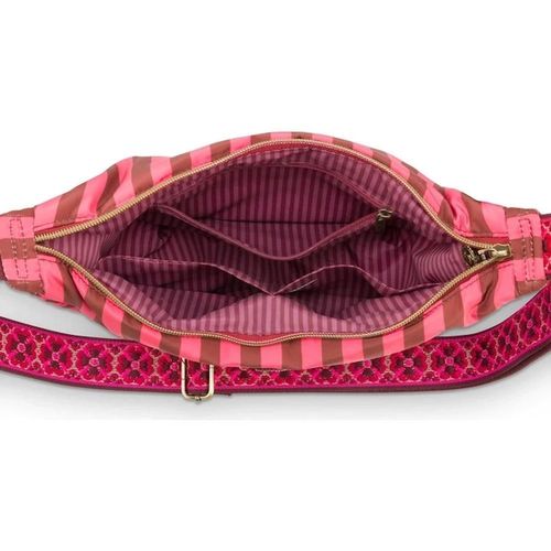 купить Сумка плечевая Pip Studio 51.273.418 Freya Half Moon Cross Body Bag Stripe Pink 34x10x16cm в Кишинёве 