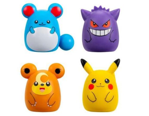 купить Игрушка Squishmallows SQAL0067 Набор из 4 фигурок Pokemon Squish-a-longs, 2.5cm, ast в Кишинёве 