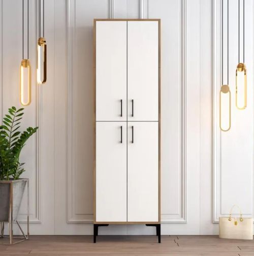 cumpără Raft pentru încălțăminte Trendy Berlin A, Nuc, Alb 60x200x35cm în Chișinău 