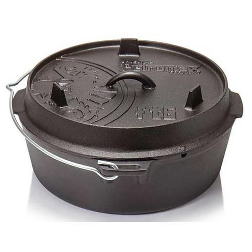купить Казан Petromax Dutch Oven 6L cu capac si fund plat, fonta в Кишинёве 