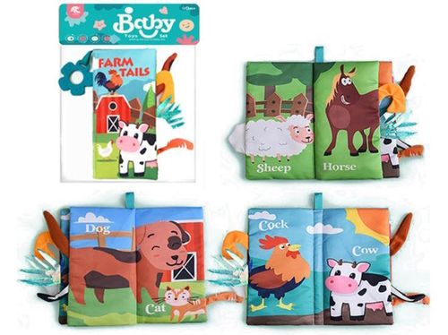 купить Игрушка-подвеска Hola Toys 58170 текстильная книжка для малышей в Кишинёве 