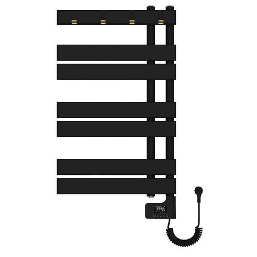 купить Полотенцесушитель Avonflow Oxo 500x800 400W, сталь, правое подключение, черный мат в Кишинёве 