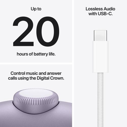 cumpără Căști fără fir Apple Airpods Max 2 Purple-Zee MHWP4 în Chișinău 