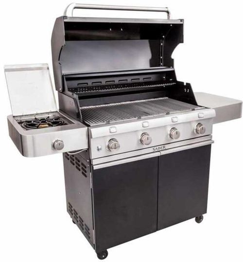 купить Мангал Saber R67CC1117 CAST 670 4 Burner, TRU-Infrared, Black (pe gaz) в Кишинёве 