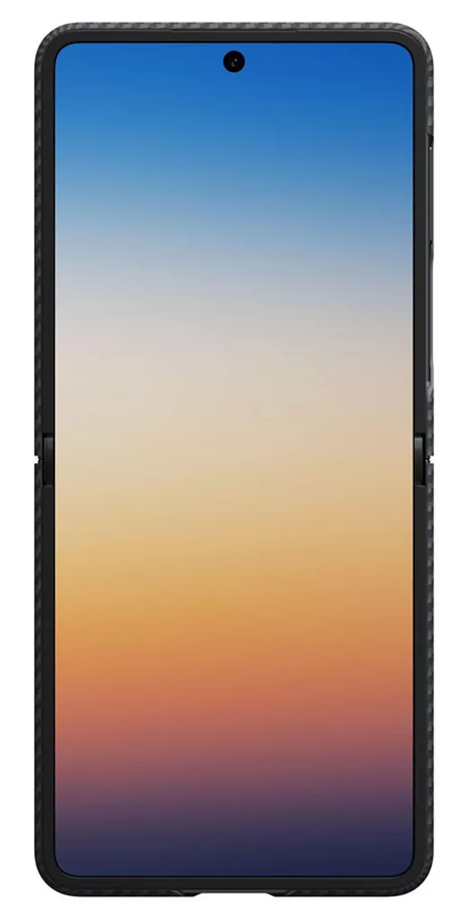 купить Чехол для смартфона Pitaka Edge Samsung Galaxy Z Flip 8 Black/Grey 01 (FBFLIP8) в Кишинёве 