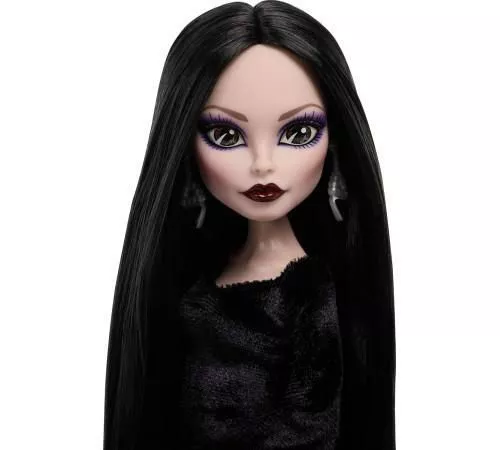 cumpără Păpușă Mattel JLK99 Monster High, Morticia Addams in Black Velvet Dress în Chișinău 