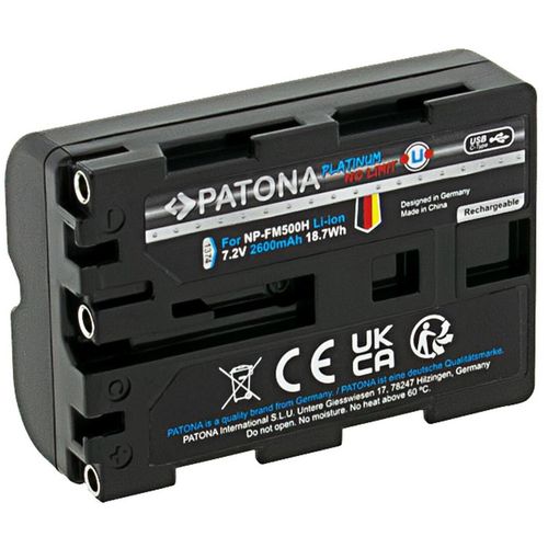 купить Аккумулятор для фото-видео Patona 1374, battery with USB-C Input f. Sony NP-FM500H в Кишинёве 