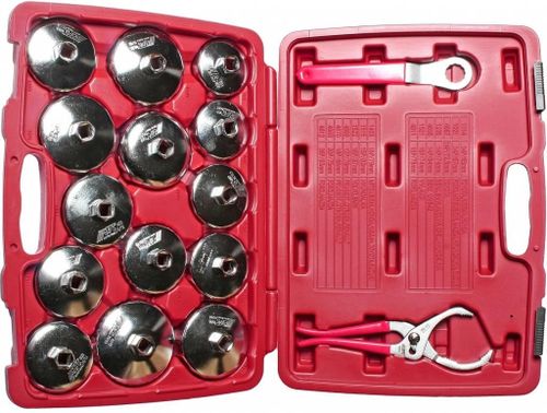 купить Набор ручных инструментов JTC JTC-4666 набор съемников масляных фильтров 16 предмета, сталь в Кишинёве 