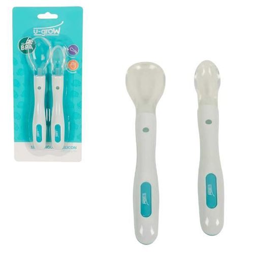 cumpără Seturi pentru hrănire bebelușilor U-Grow U1154-SPN Set 2 lingurite silicon în Chișinău 