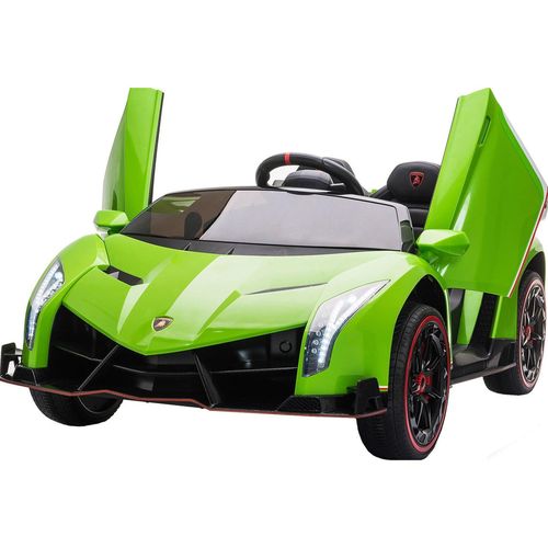 cumpără Mașină electrică pentru copii Kids car 8610043-2DRgreen LAMBORGHINI VENENO în Chișinău 