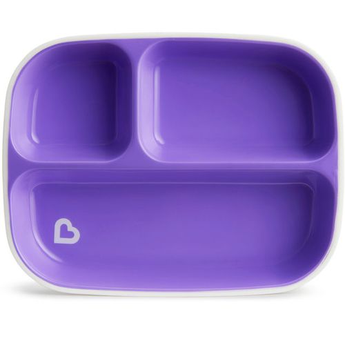 Set din 2 farfurii divizate Munchkin Pink 