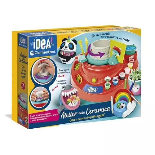 cumpără Set de creație Clementoni Studio roata olarului ceramică Idea (18693) în Chișinău 