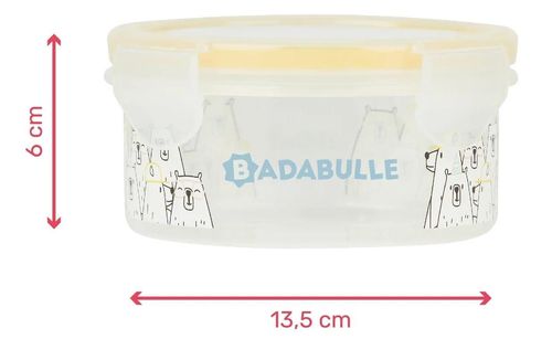 купить Посуда для кормления Badabulle B004306 Set 3 boluri ermetice Maxi, 3x300 ml в Кишинёве 