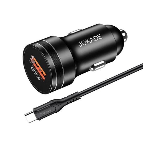 купить Зарядное устройство для автомобиля Jokade JH040, Black в Кишинёве 