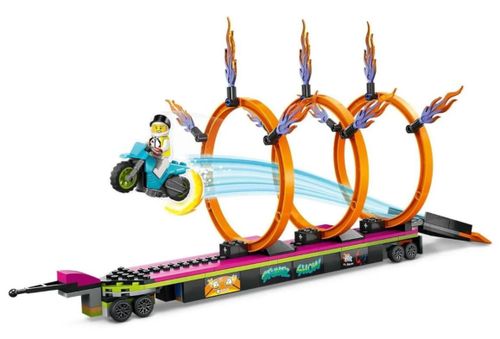 cumpără Set de construcție Lego 60357 Stunt Truck & Ring of Fire Challenge în Chișinău 