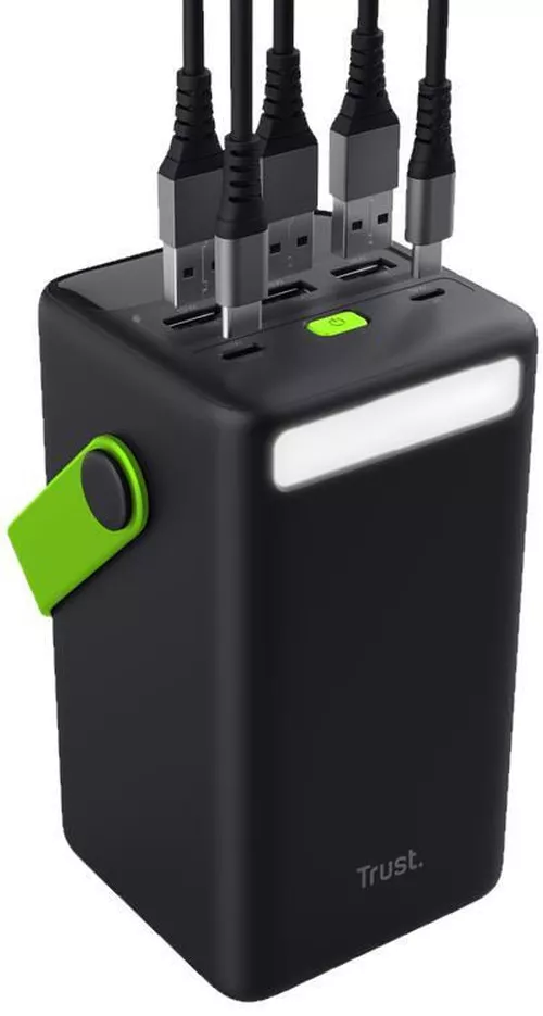 cumpără Acumulator extern USB (Powerbank) Trust 50000mAh Power bank - Redoh XXL, Black în Chișinău 