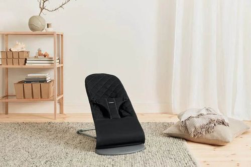 купить Детское кресло-качалка BabyBjorn 006116A Bliss Black, Coton в Кишинёве 