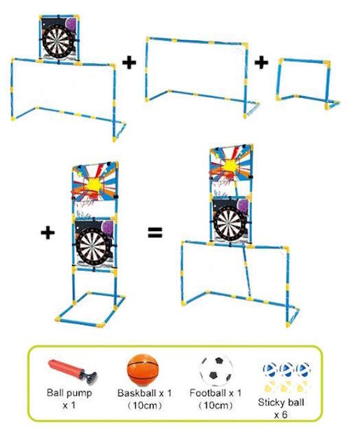 купить Игрушка Essa J1300 5 в 1 спортивный набор Мяч и игры в Кишинёве 