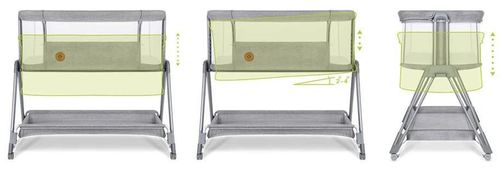 купить Колыбель Lionelo Luna Grey Concrete в Кишинёве 