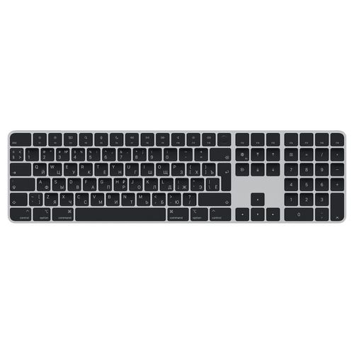 cumpără Tastatură Apple Magic Keyboard with Touch ID and Numeric Keypad - Black RU MMMR3RS/A în Chișinău 