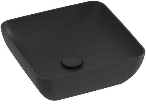 купить Раковина Ravak UNI 380 S Slim 380x380x125mm Black matt XJX0D138000 в Кишинёве 