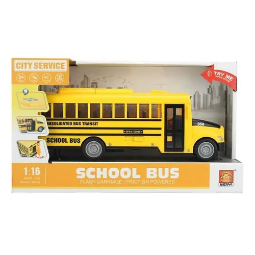 cumpără Mașină Wenyi 950A 1:16 Autobuz școlar cu fricțiune în Chișinău 