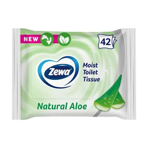 Влажная туалетная бумага Zewa Natural Aloe (42 шт) 