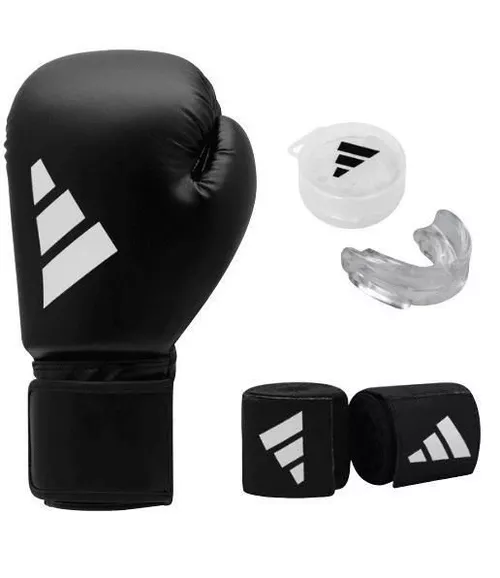 cumpără Articol de box Adidas ADIBPKIT07 Boxing Set Men Black/White 08oz în Chișinău 