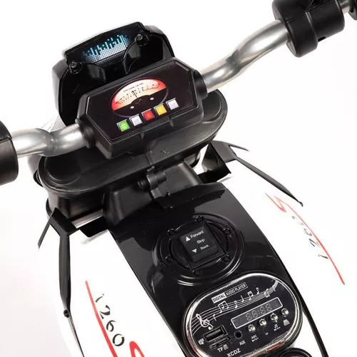 купить Электромобиль miscellaneous BLJ818 Motocicleta electrica 6V4,5AH,1x18W, alba, GB2110 в Кишинёве 