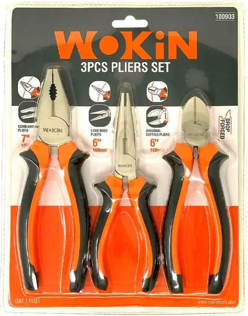 cumpără Set de unelte de mână Wokin Set de 3 clesti (100903) în Chișinău 