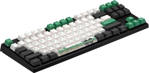 cumpără Tastatură Varmilo VEM87 Panda R2 87Key, EC V2 Rose, EN/UKR, White Led, Green în Chișinău 