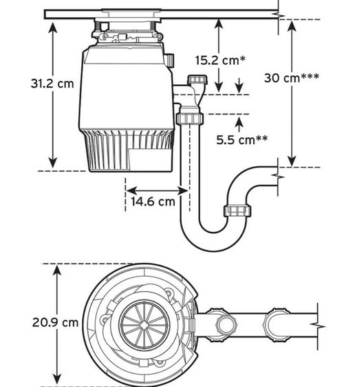 cumpără Tocător resturi alimentare Insinkerator Premium 700 EC (80374T-ISE) în Chișinău 