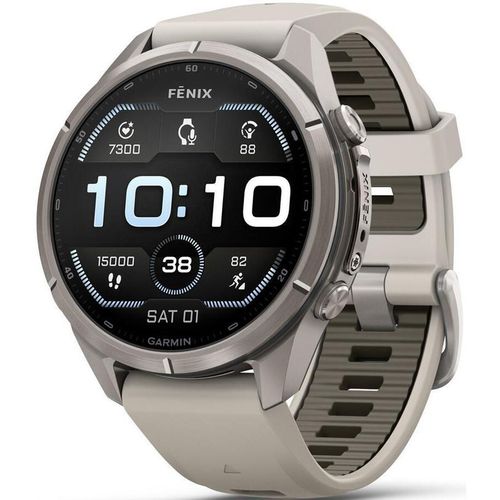 купить Смарт часы Garmin Fenix 9 Pro, 43mm,Ti, FogGry/DkSdsn band (010-04335-86) в Кишинёве 