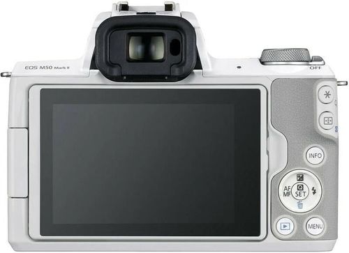 cumpără Aparat foto mirrorless Canon EOS M50 Mark II + 15-45 f/3.5-6.3 IS STM White în Chișinău 