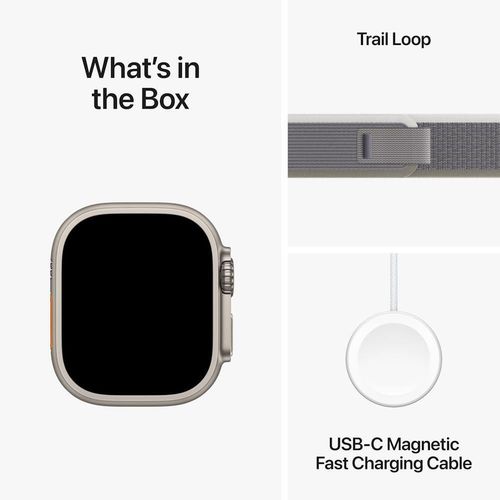 cumpără Ceas inteligent Apple Watch Ultra 2 GPS + Cellular, 49mm Green/Grey Trail - S/M MRF33 în Chișinău 