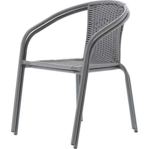 cumpără Mobilier pentru grădină Chomik Комплект садовой мебели Bistro серый-стол/NEO5252/+2 стула /NEO6983/ Серый în Chișinău 