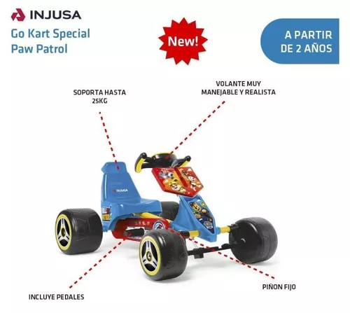 купить Транспорт для детей Injusa Go-Kart Special Pawpatrol в Кишинёве 