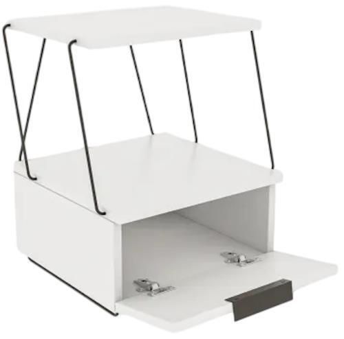 cumpără Noptieră Trendy Tekoba Alb, 42x52x41cm (GTR001532) în Chișinău 