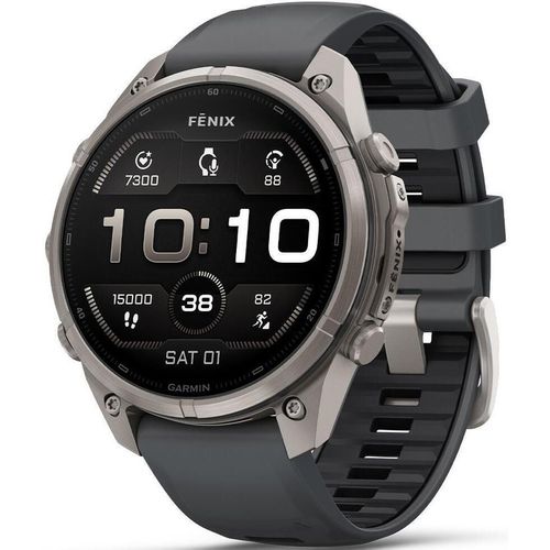 cumpără Ceas inteligent Garmin Fenix 9 Pro, 47mm,Ti, w/Gpht/Blk bnd (010-04336-26) în Chișinău 