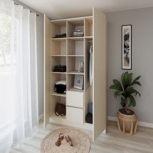 купить Шкаф Smartex (15837) N14 140cm Ivory+St.Deschis в Кишинёве 