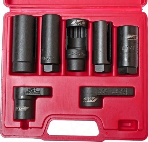 cumpără Set de tubulare, bite, duze JTC JTC-1425 Набор головок для датчиков кислорода (7ед.) 1/2" и 3/8" în Chișinău 