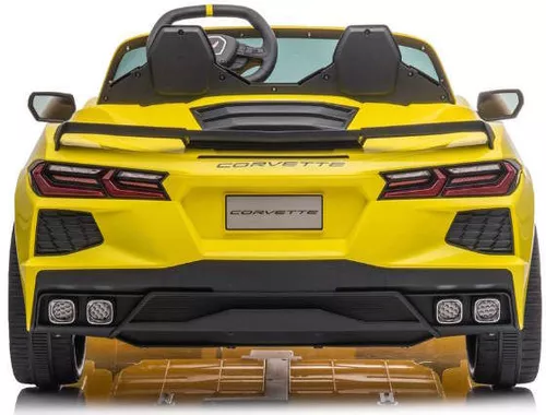 cumpără Mașină electrică pentru copii Kids car 8070490R_Yellow Corvette C8, 12V10AH, scaune din piele în Chișinău 